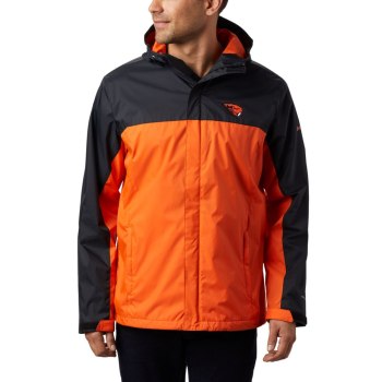 Columbia Collegiate Glennaker Storm - Oregon State, Chamarras Negros Marrom Naranjas Para Hombre | 8